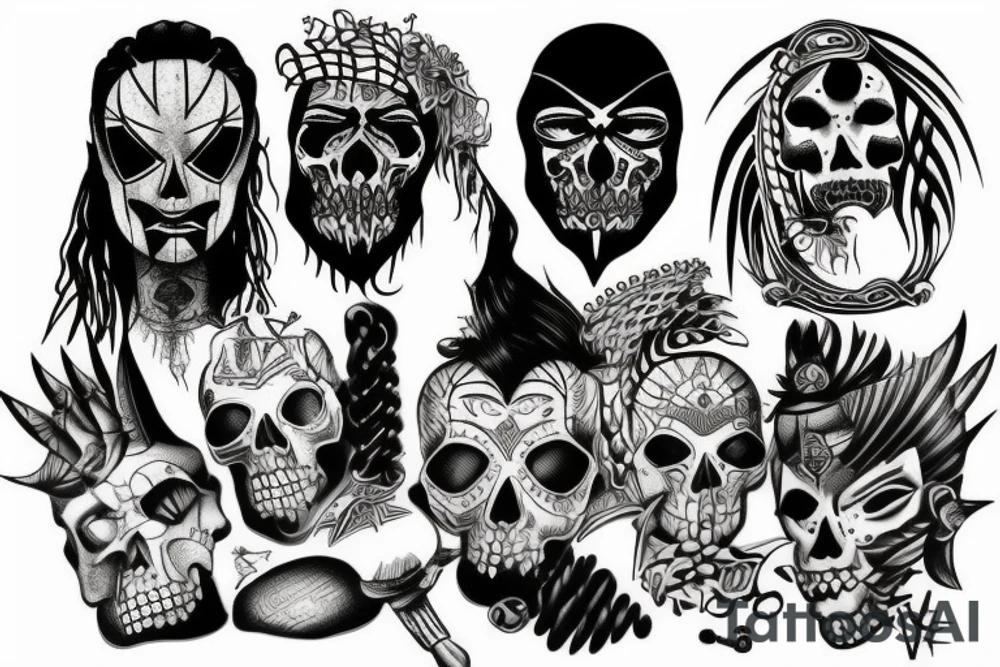 Nu metal,gangster,live,freedom tattoo idea