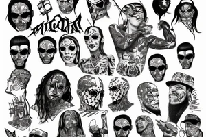 Nu metal,gangster,live,freedom tattoo idea