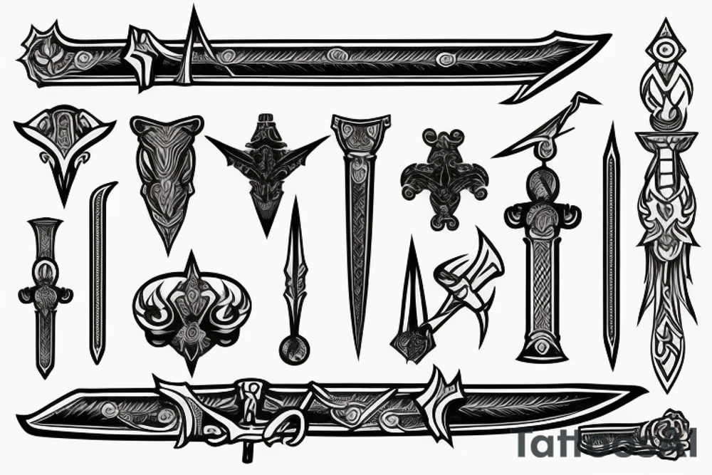 sword tattoo idea