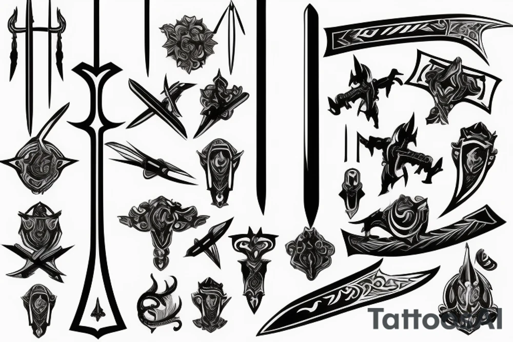 sword tattoo idea