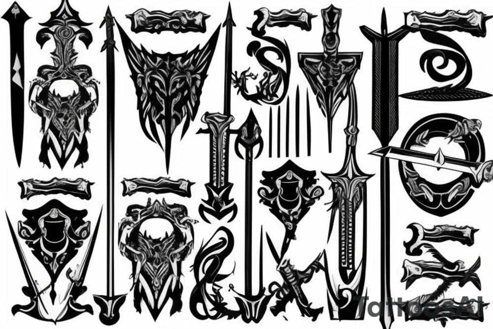 sword tattoo idea