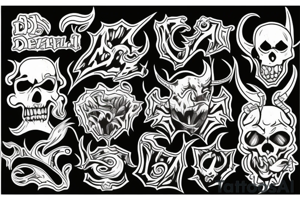 Devil tattoo idea