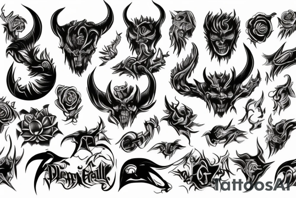 Devil real tattoo idea