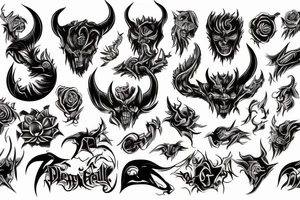 Devil real tattoo idea