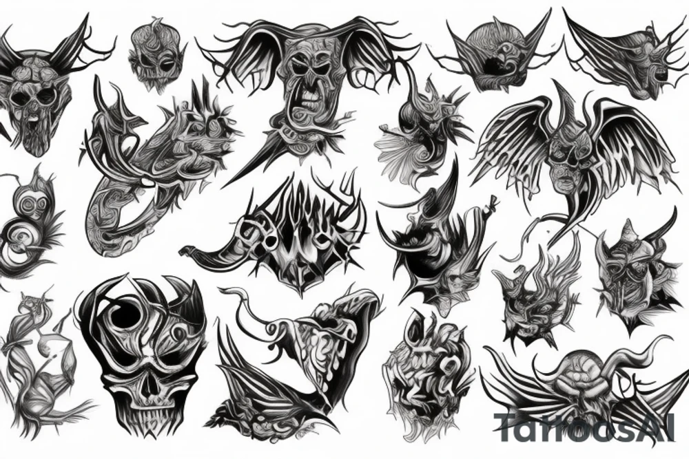 Devil real tattoo idea