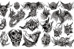 Devil real tattoo idea