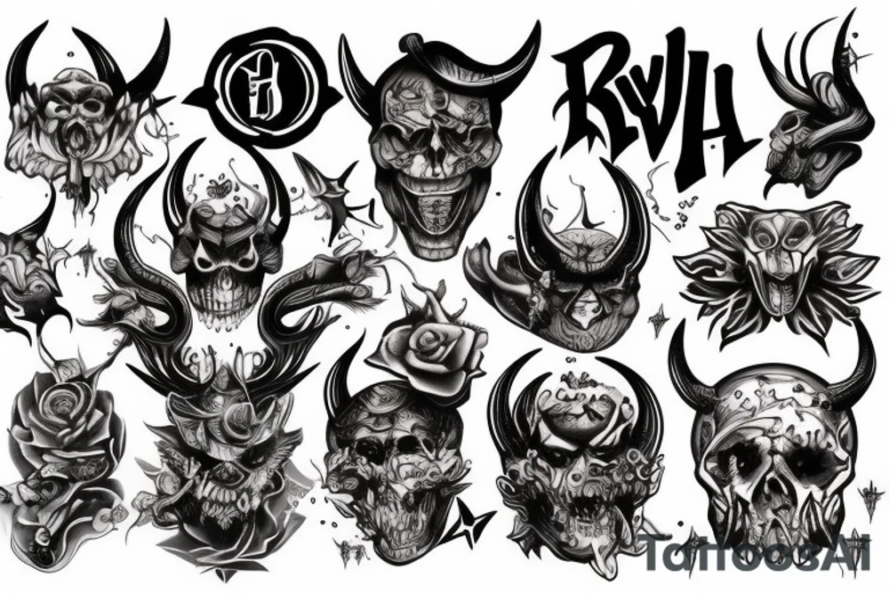 Devil real tattoo idea