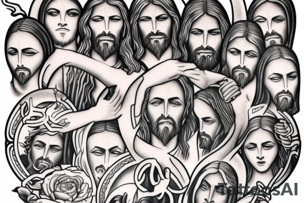 Jesus tattoo idea