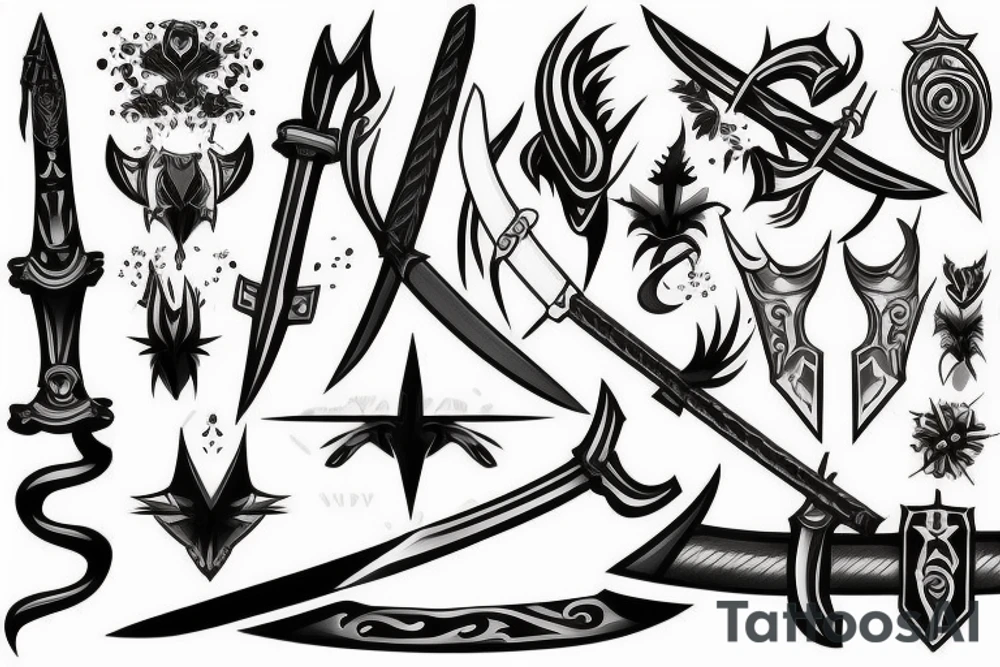 sword tattoo idea