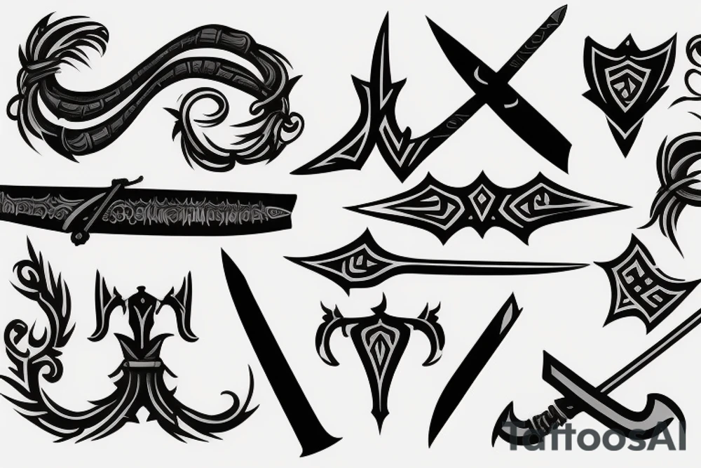 sword tattoo idea