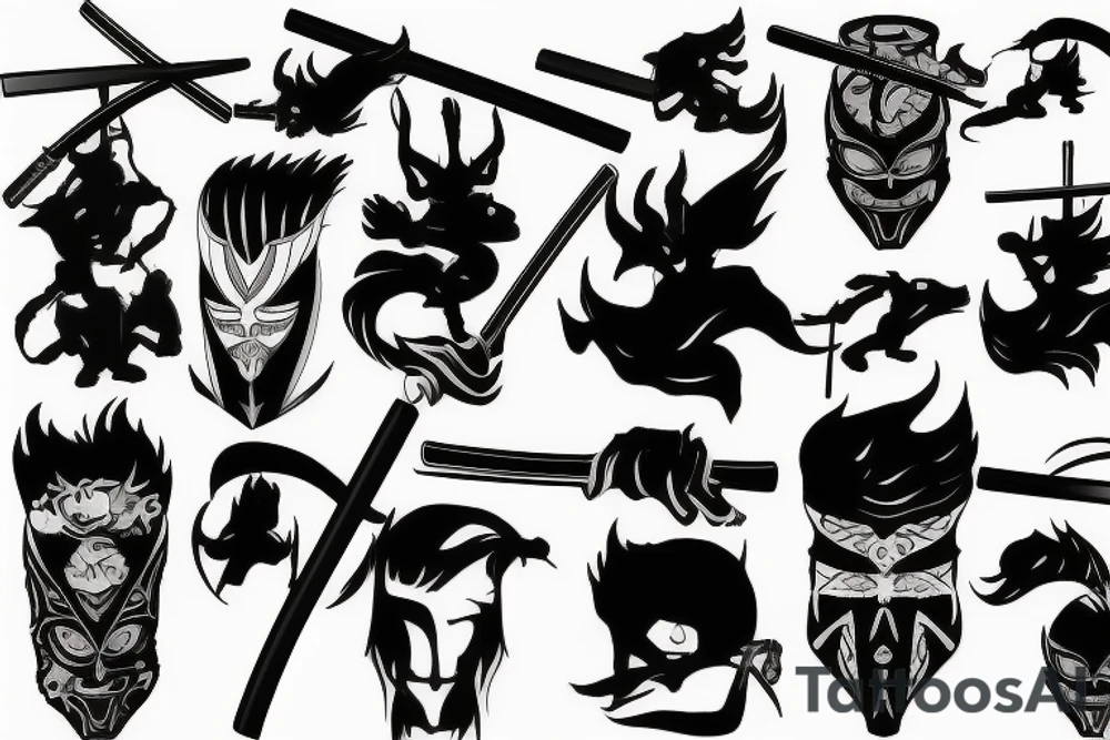 katana tattoo idea