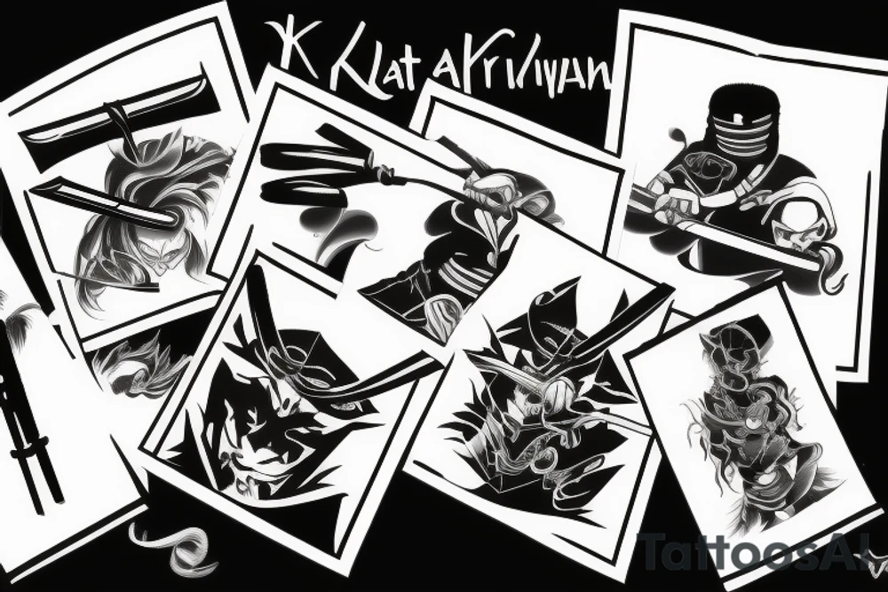 katana tattoo idea