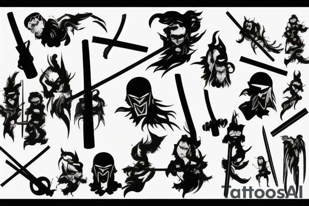 katana tattoo idea