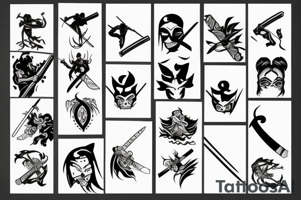katana tattoo idea