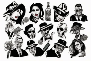 Mafia tattoo idea