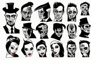 Mafia tattoo idea