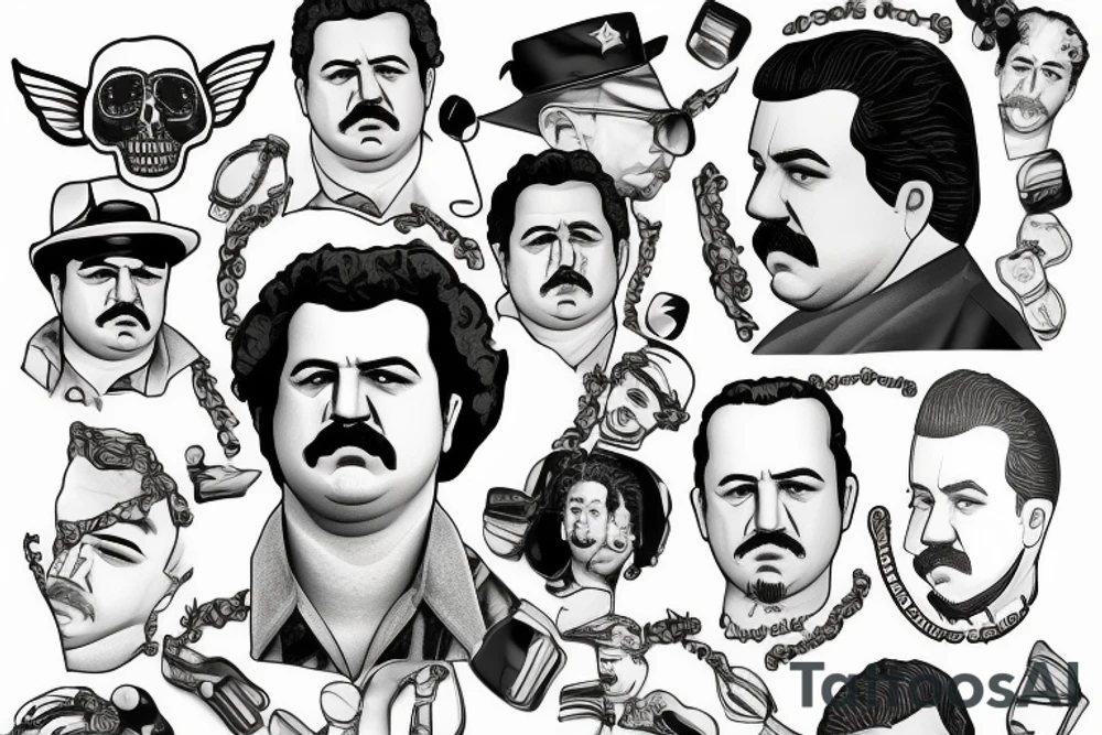 Pablo escobar tattoo idea