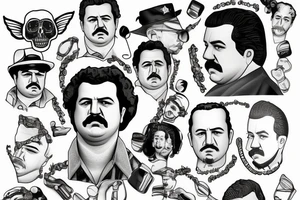 Pablo escobar tattoo idea