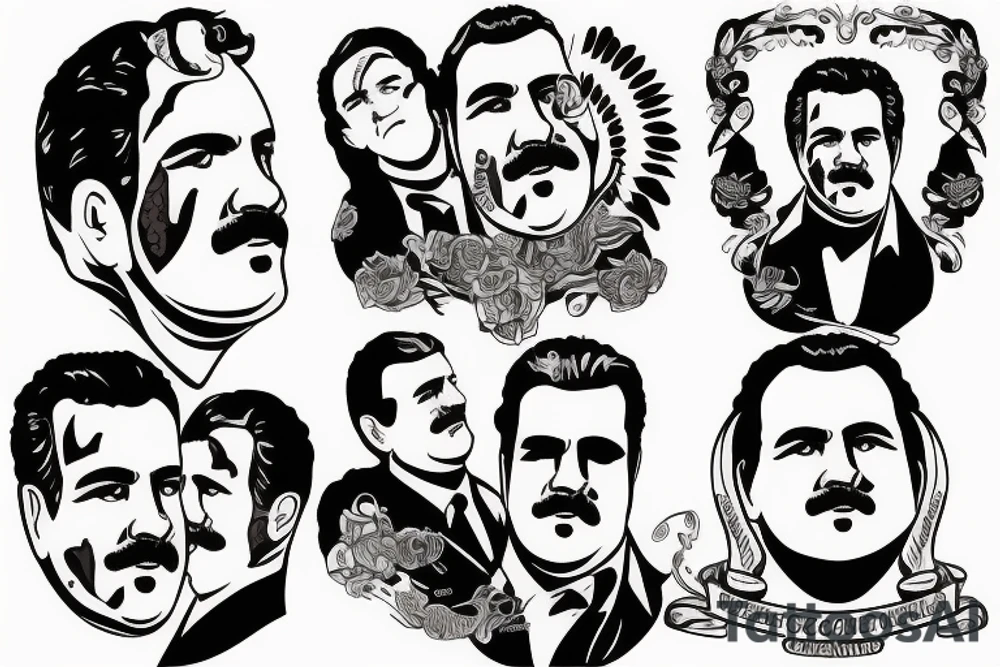 Pablo escobar tattoo idea