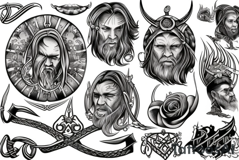 Viking tattoo idea