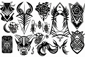 beautiful Girl and Scorpio tattoo idea