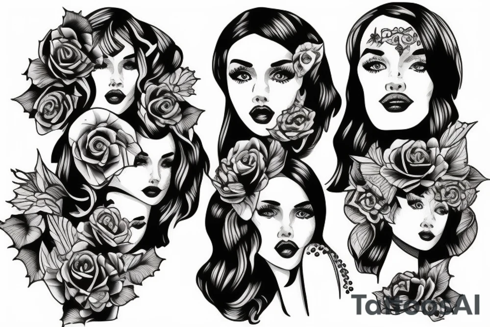 holly girl tattoo idea