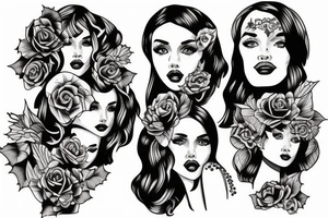 holly girl tattoo idea