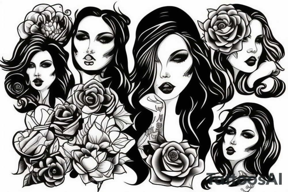 holly girl tattoo idea