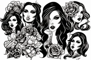 holly girl tattoo idea