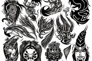 Scorpio with super powers tattoo idea