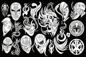 Scorpio with super powers tattoo idea