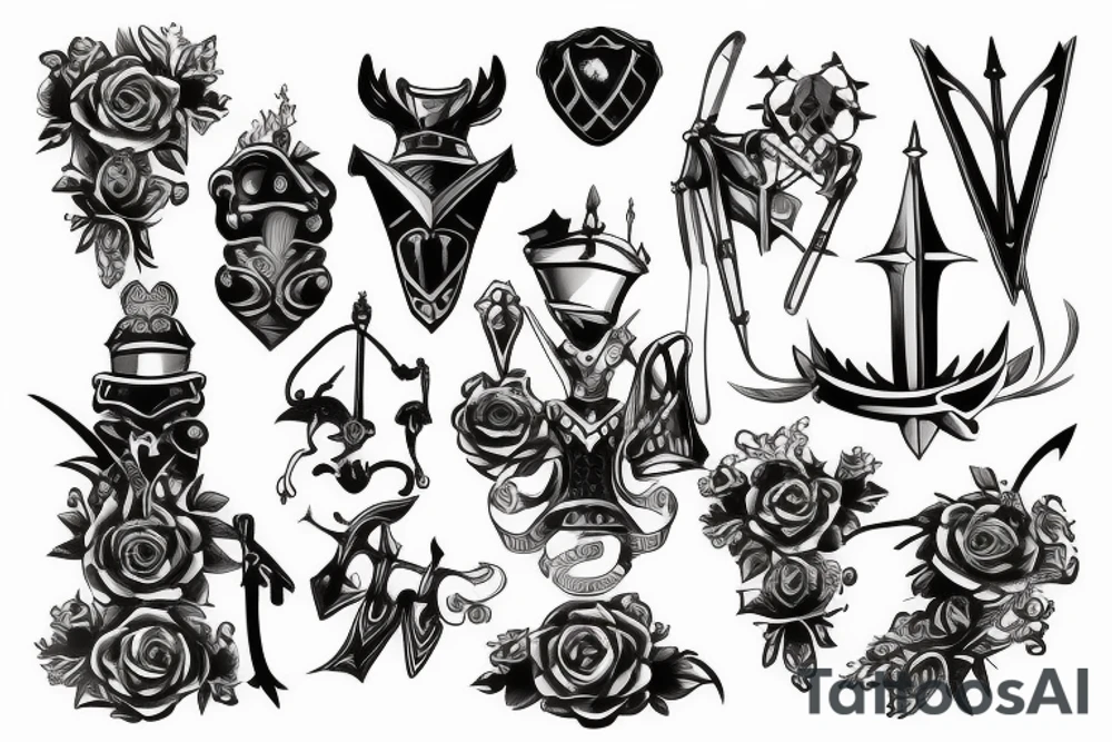 knight tattoo idea