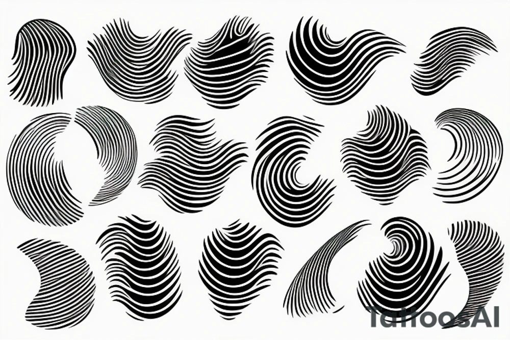 water ripples tattoo idea