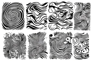 water ripples tattoo idea