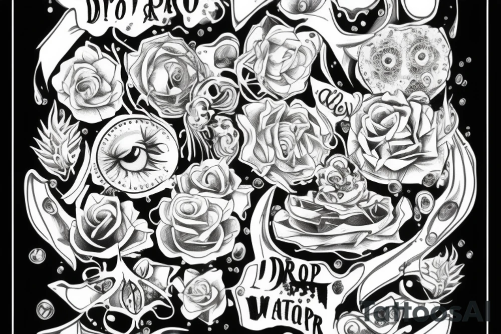 drop of water tattoo idea