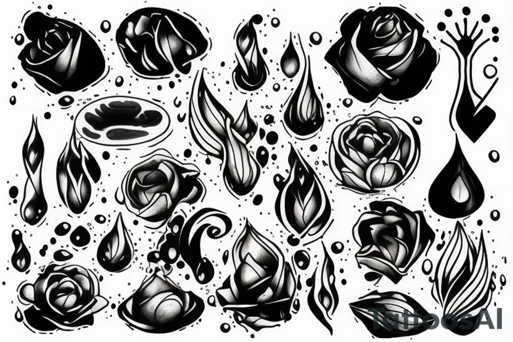 drop of water tattoo idea