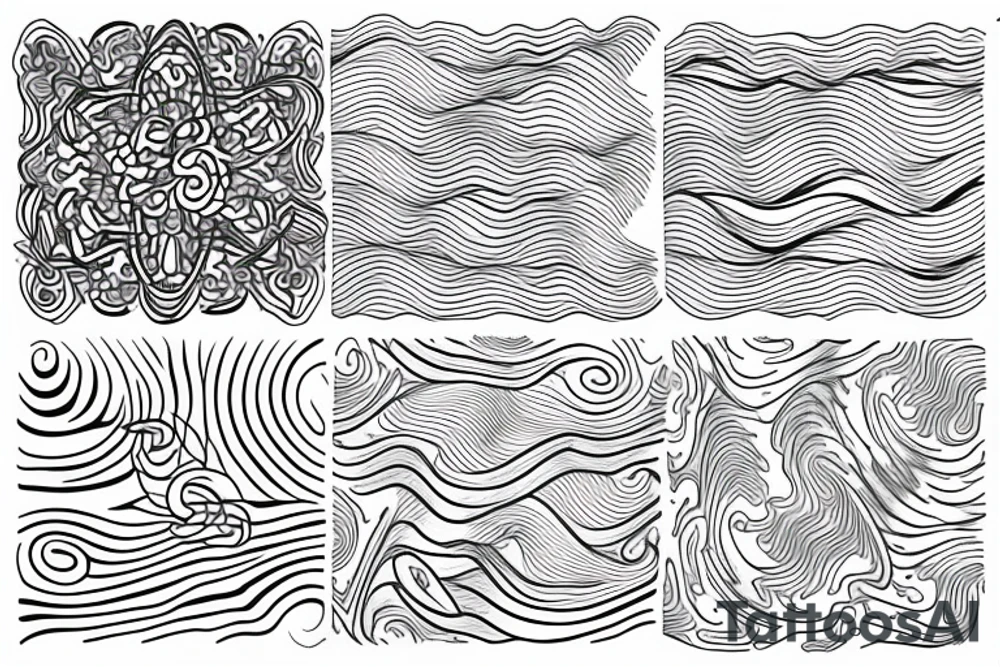 water ripples on a lake tattoo idea