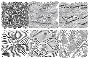 water ripples on a lake tattoo idea
