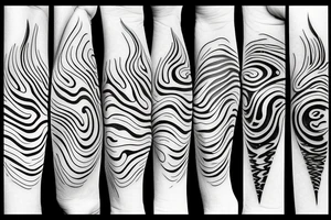 drop of water falling into water creating water ripples tattoo idea
