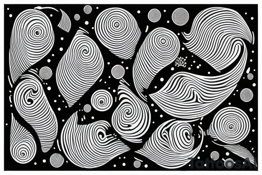 drop of water falling into water creating water ripples tattoo idea