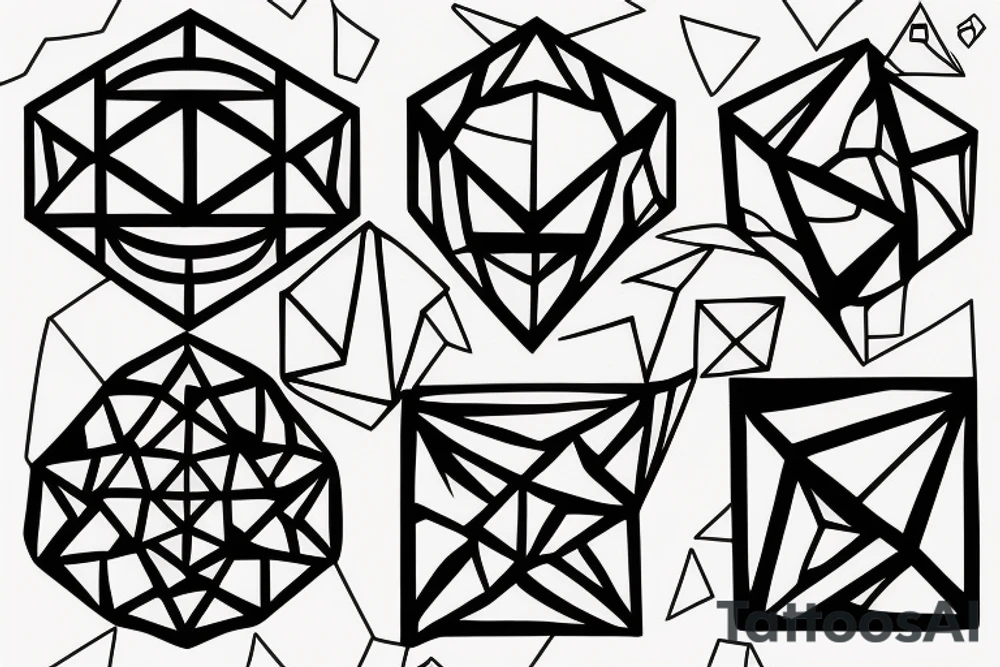 Cube tattoo idea