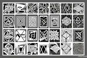 Cube tattoo idea