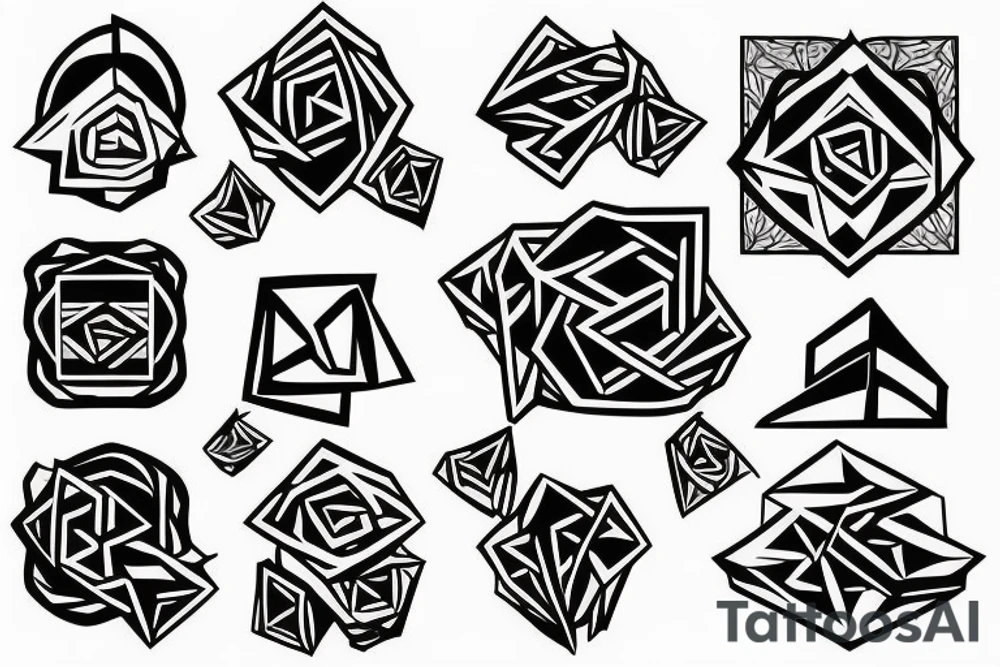Cube tattoo idea