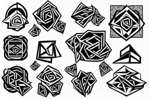 Cube tattoo idea