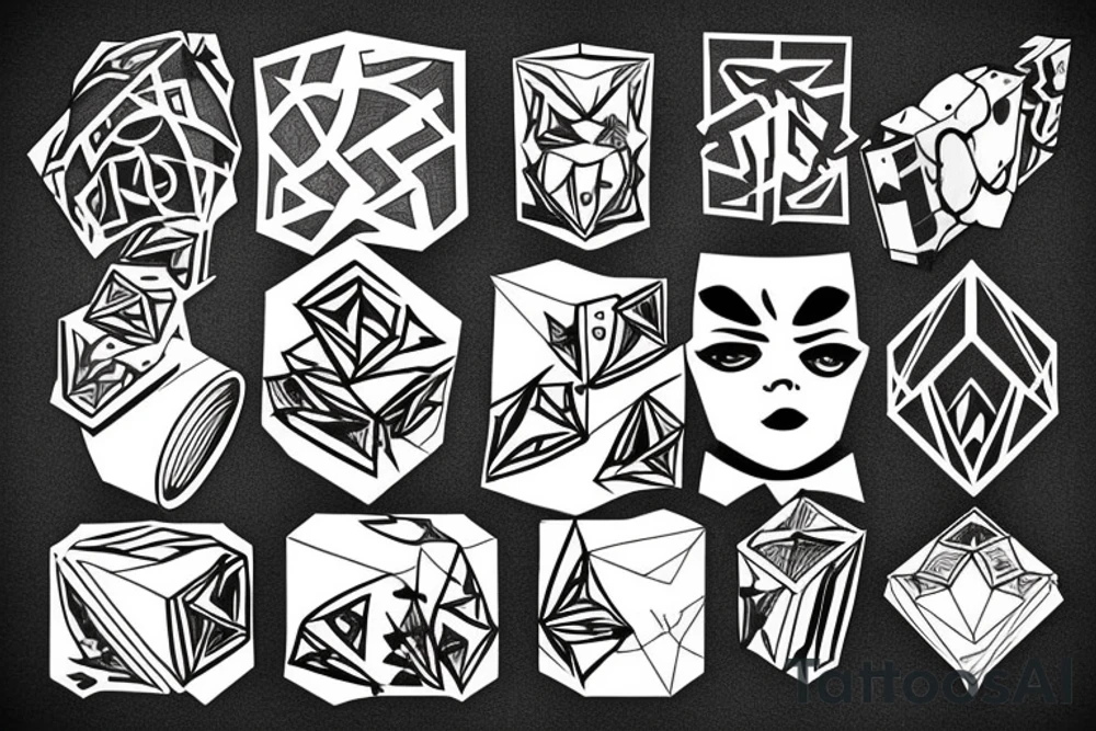 Cube tattoo idea