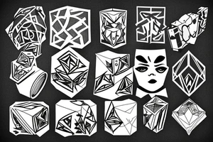Cube tattoo idea