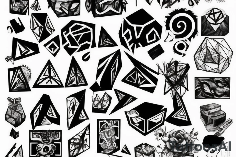 Cube tattoo idea