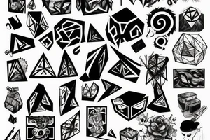 Cube tattoo idea