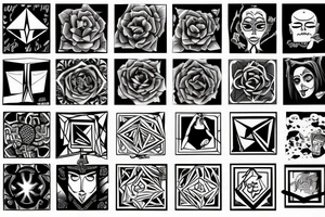 Perfect cube tattoo idea