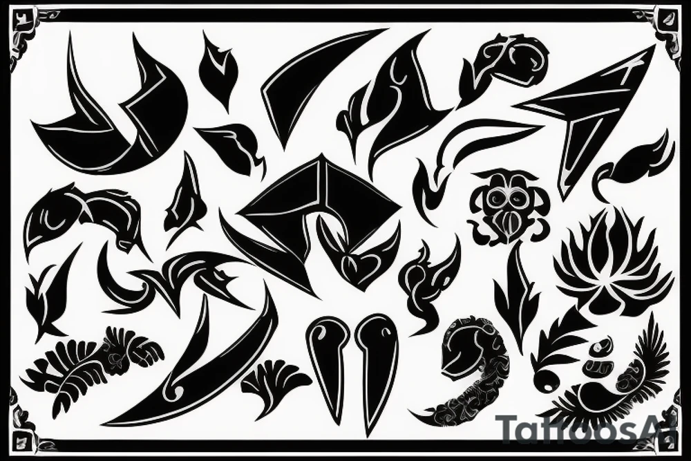 Blade tattoo idea